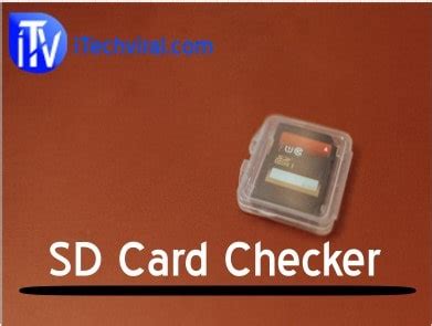 iot sd card health check app|Top 5 Best SD Card Checker For Android (Health Check).
